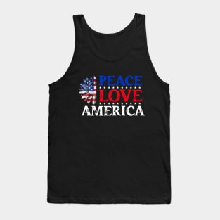 Peace Love America Tank Top